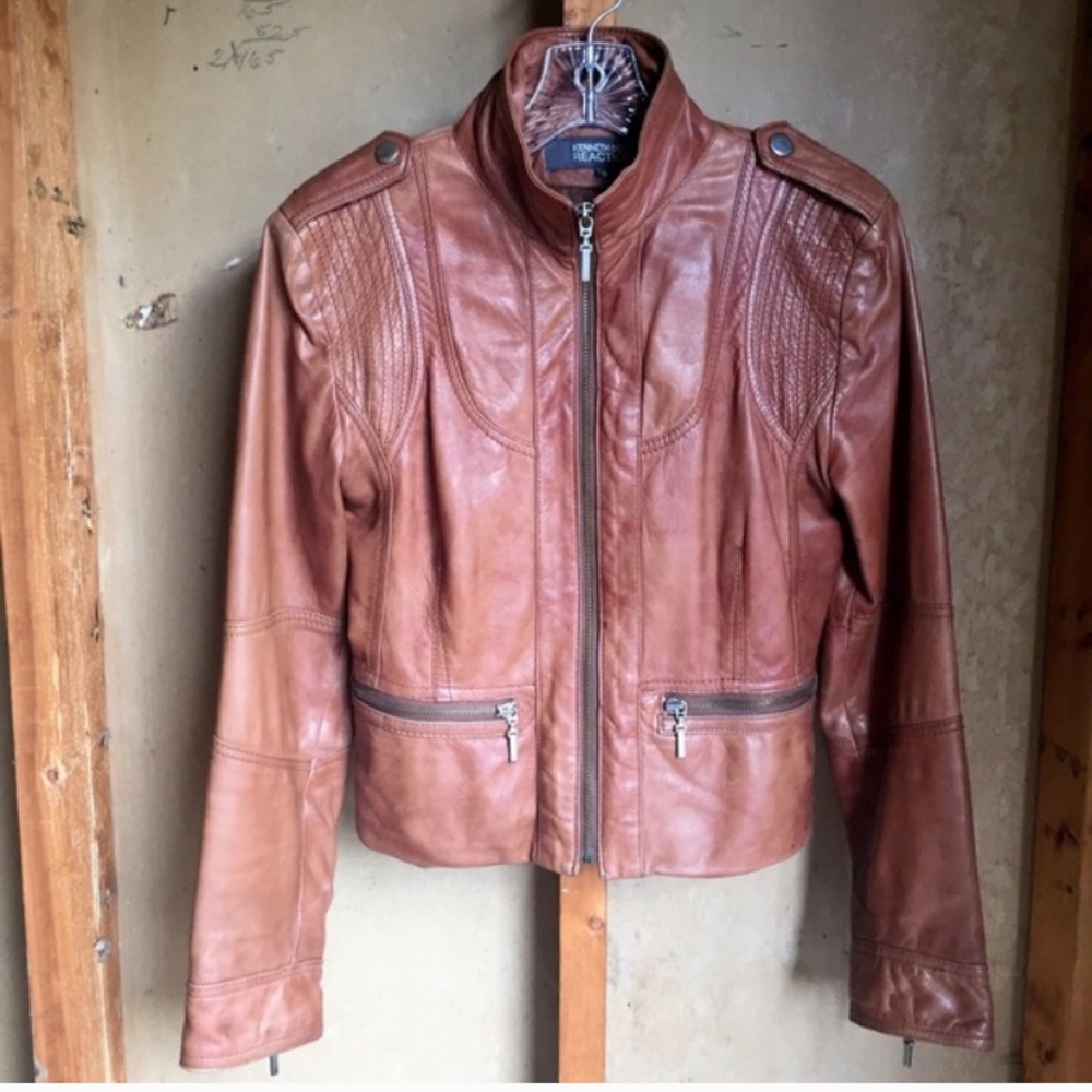 Kenneth Cole genuine leather jacket
